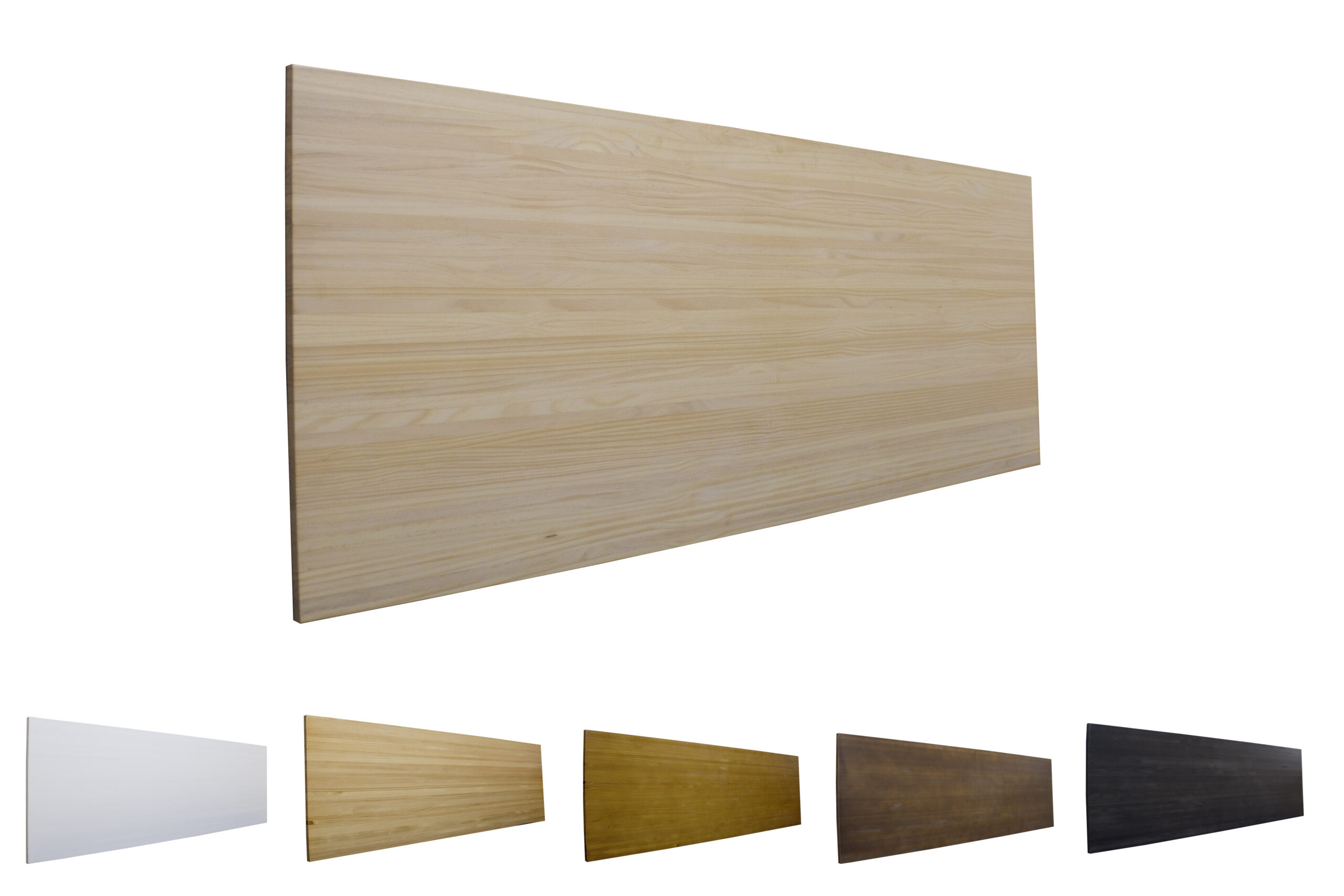 cabecero madera en crudo